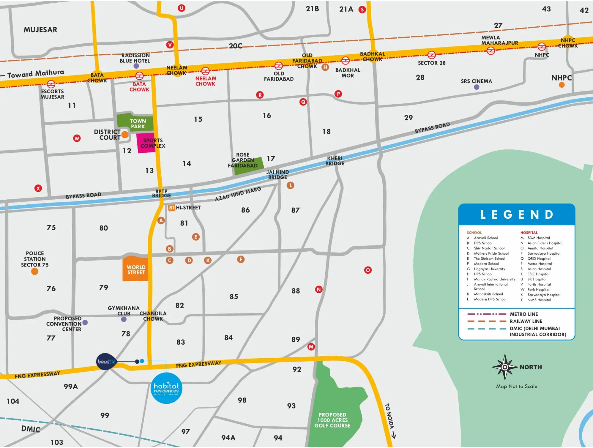 Conscient Residences Location Map